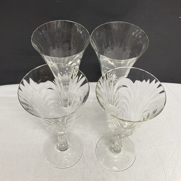 Cambridge Clear Caprice Glasses 7 5/8" Water Goblet Stem 300 Set of Four - Picture 3 of 17